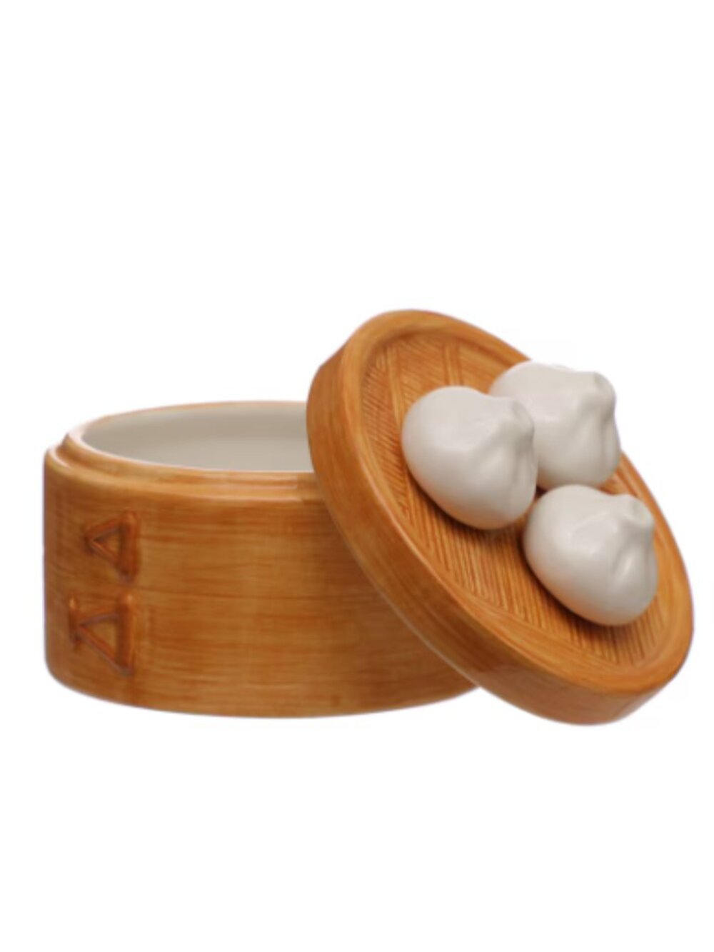 Brand New Steamed Dumpling Ceramic Box Dolomite